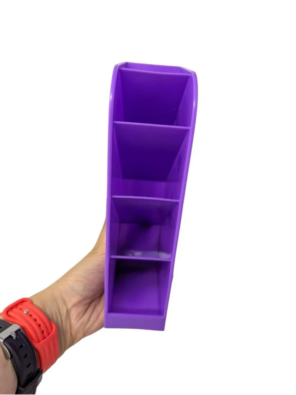 Kuromi Purple Acrylic Shaker Binder Notebook 6-Ring 2 Blind Box Pens, Pen Holder